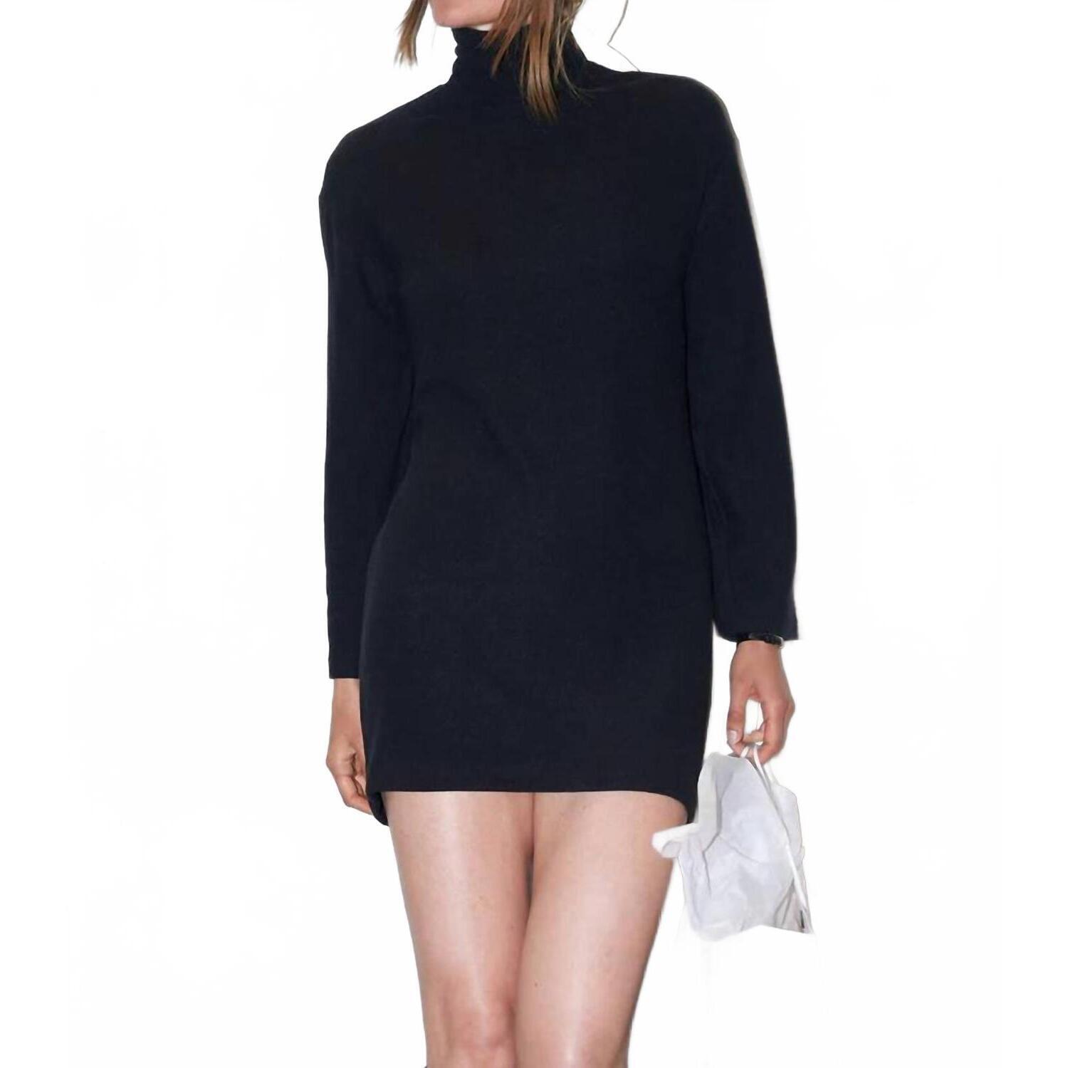 New Perfectwhitetee Anette Mini Dress In Black
